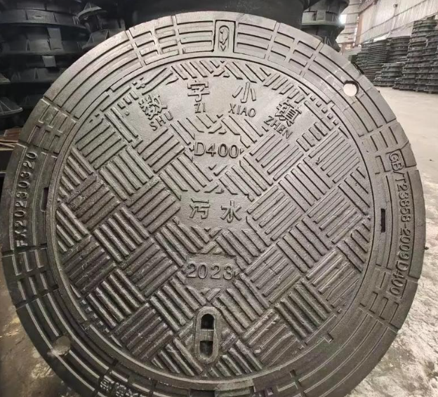 黔西南球墨铸铁防沉降井盖展示